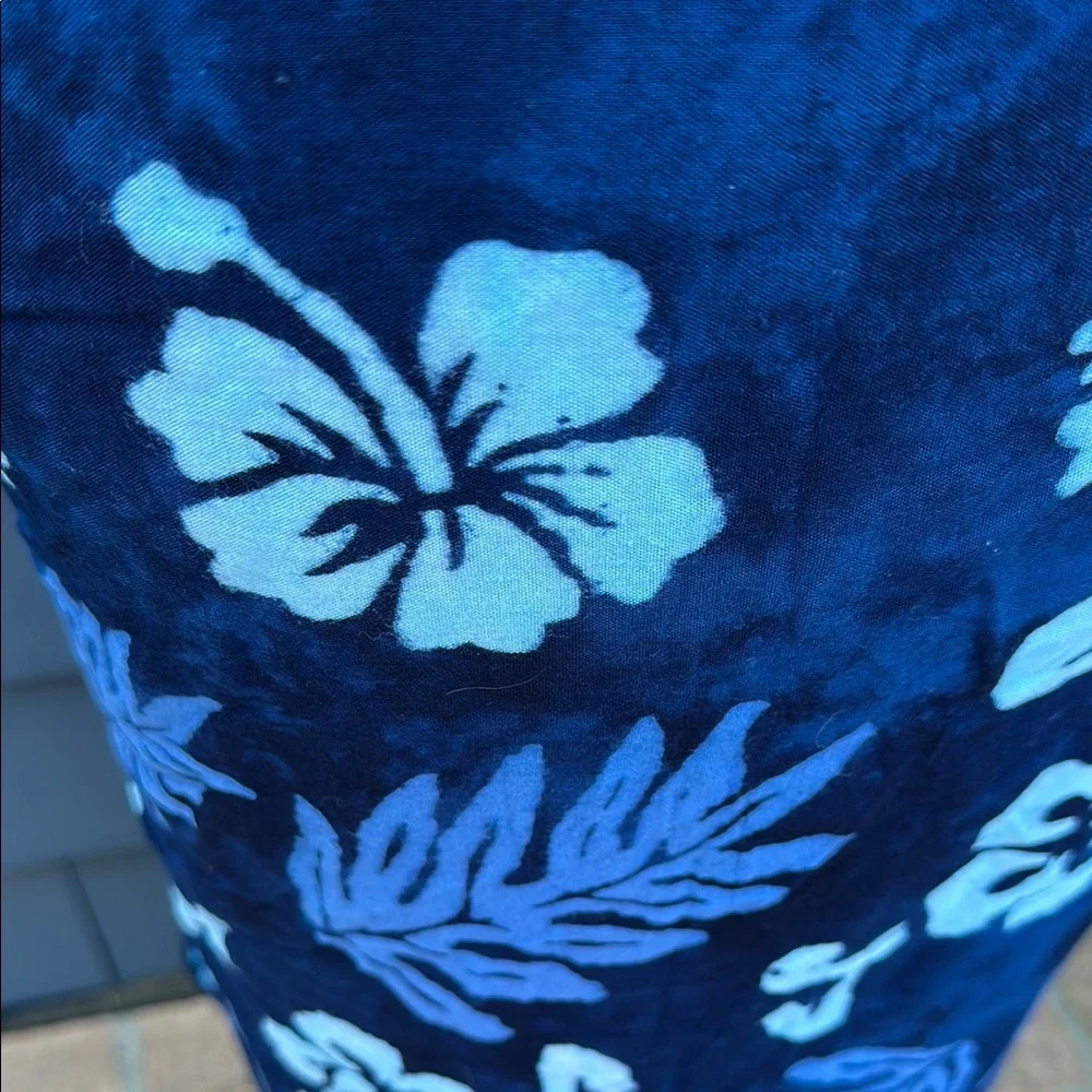 Tropical Blue Sarong Swim Cover-Up - Picture 6 of 11